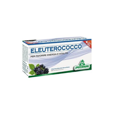 Specchiasol Eleuterococco 12 Flaconcini Da 10 Ml