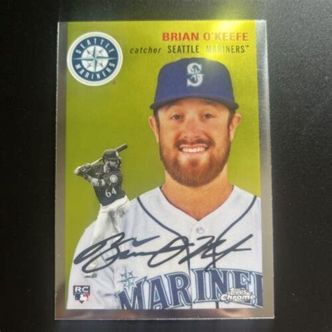 Topps Chrome Platinum Anniversary Brian O Keefe Rc Seattle