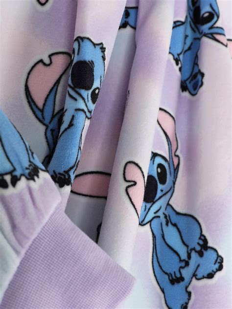 Pyjama Long Confortable Disney Stitch Multicolore Filles Primark