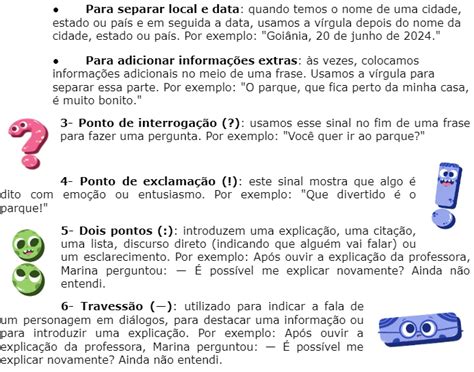 Língua Portuguesa – Sinais de Pontuação em diferentes tipos de texto ...