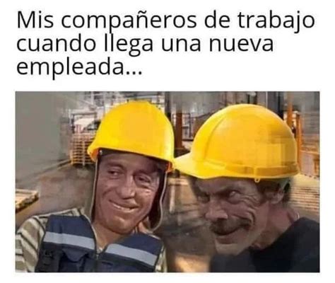 Mis compañeros de trabajo cuando llega una nueva empleada Memes