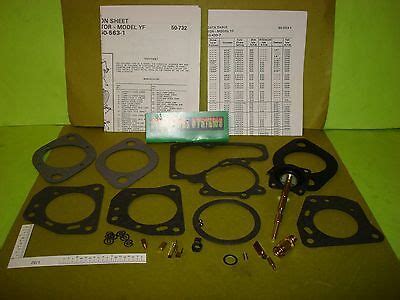 REBUILD KIT FOR CARTER 1 BARREL YF CARBURETOR FORD JEEP AMERICAN MOTORS