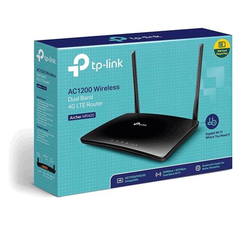 Tp Link Archer MR400 4G LTE 300 Mbps Black Techinn