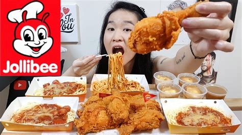 JOLLIBEE Chicken Joy Spicy Fried Chicken Spaghetti Noodles Mash