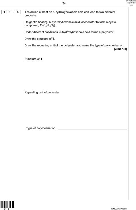 AQA Jun 2017 Paper 2 Q10 With Explained Solutions