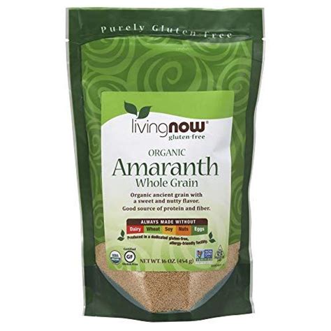 Now Foods Organic Amaranth Whole Grain Source Of Protein And Fiber