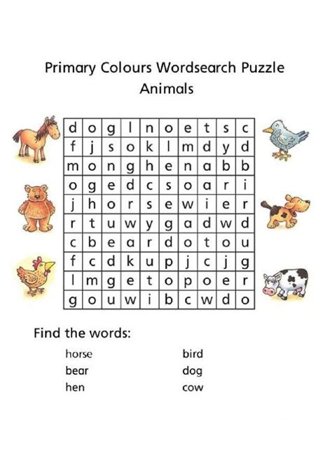 Activity Sheets For 6 Year Olds Pdf