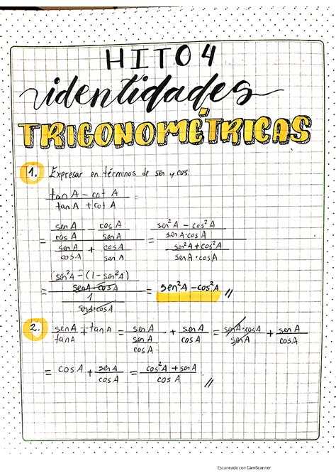 Solution Pr Ctica Matem Ticas Identidades Trigonom Tricas Studypool