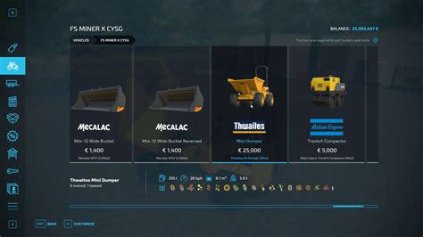 Thwaites T Dumper V Mod Landwirtschafts Simulator Mods