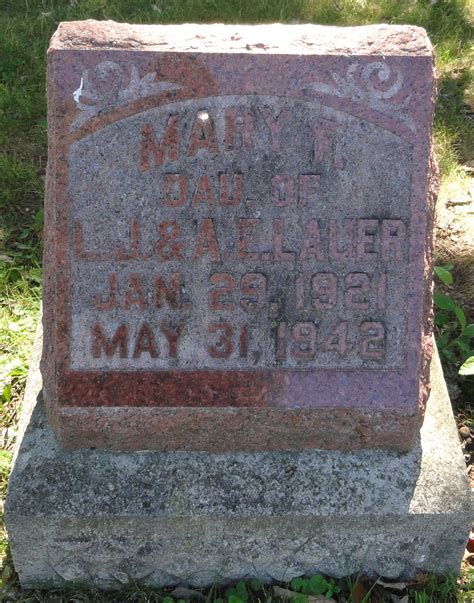 Mary F Lauer 1921 1942 Find A Grave Memorial