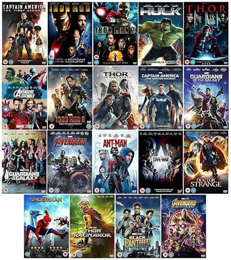 Complete Marvel Movies Collection Amazon De DVD Blu Ray