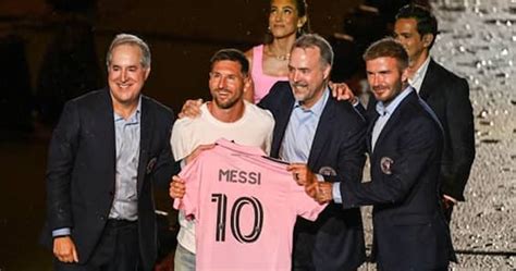 Messi All Inter Miami Mls Presentazione Sotto La Pioggia Ho Ancora