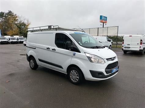 Fourgon Ford Transit Fourgon Tolé Custom 270 L1h1 20 Tdci 105ch Blanc