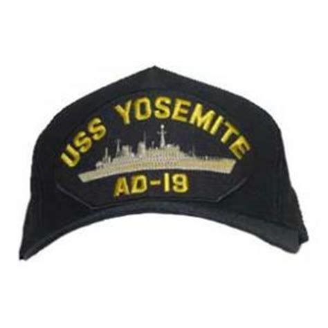 USS Yosemite AD-19 Cap (Dark navy) (Direct Embroidered) | Flying Tigers ...