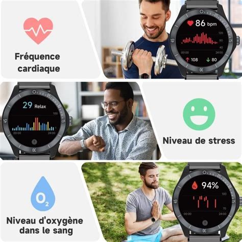 Montre Connectée Homme Avec Alexa Et Podometre 44Mm Smartwatch Motre