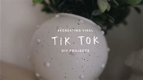 Recreating Viral Tik Tok Diy Projects Room Decor Viral Trend Youtube