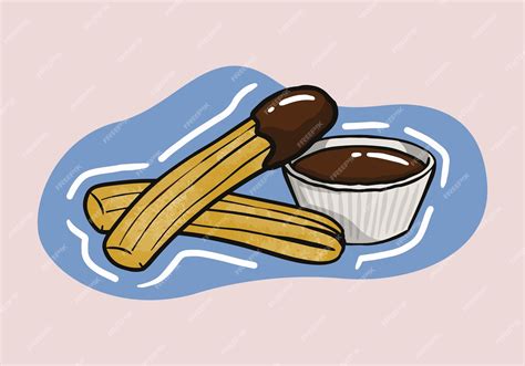 Premium Vector Hand Drawn Churros Illustration Of Traditional