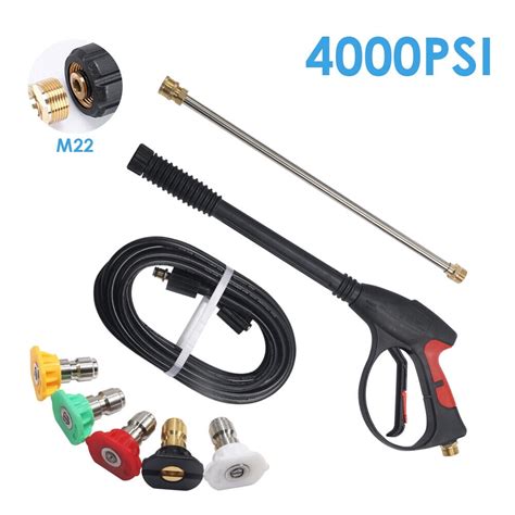 Onemayship Psi High Pressure Car Power Washer Spray Gun Wand Lance