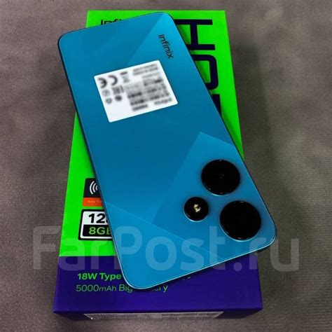 Infinix Hot 30i 4ГБ 64ГБ Синий Ростест NFC BTнаушники XM Store 64 гб 6 56 моноблок