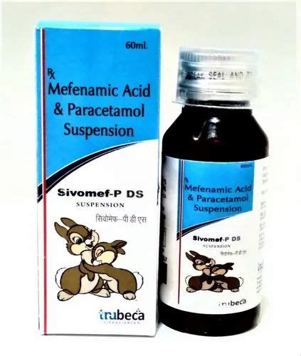 Sivomef P Ds Ml Mefenamic Acid Paracetamol Suspension For