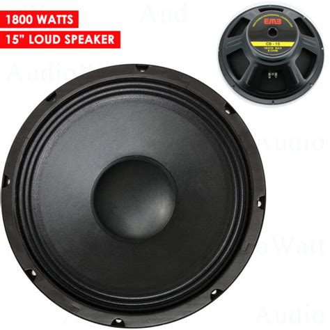 Emb Cb 15 1800w 15 8 Ohm Replacement Speaker For Jblyamahacerwin