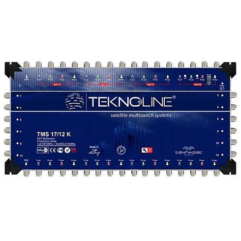 Teknoline TMS 17X12 Kaskatlı 12 Aboneli 4 Çanak Anten Uydu Santrali