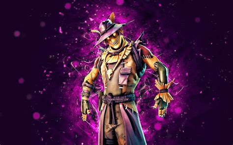 Hay Man Violet Neon Lights Fortnite Battle Royale Fortnite Characters