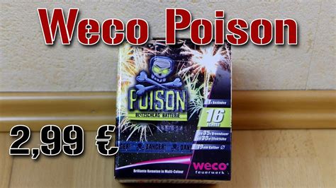 Poison Artus Silvester Schuss Batterie Weco Youtube