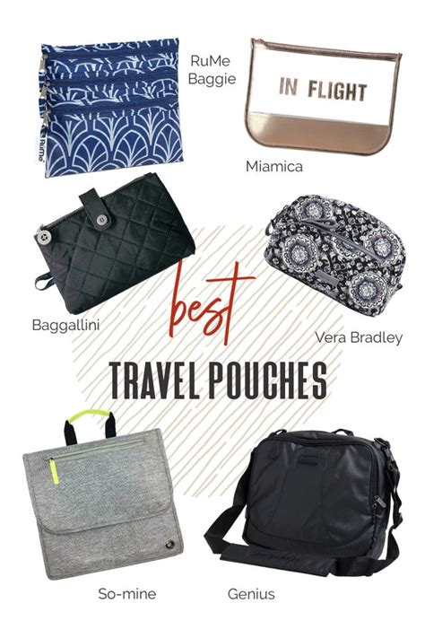 Best Travel Pouch to Organize Those Long Flight Essentials | Zipper travel pouch, Travel pouch ...