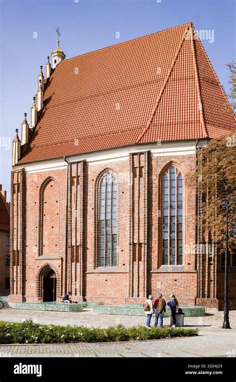 Poznan Poland Cathedral And Other Landmarks On The Island Ostrow