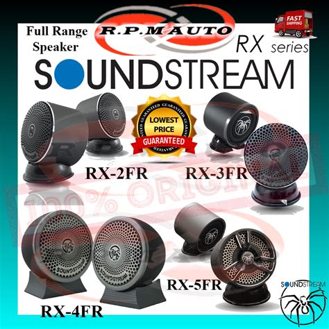 Soundstream Rx Series Rx2fr Rx3fr Rx4fr Rx5fr 25 Full Range Speaker