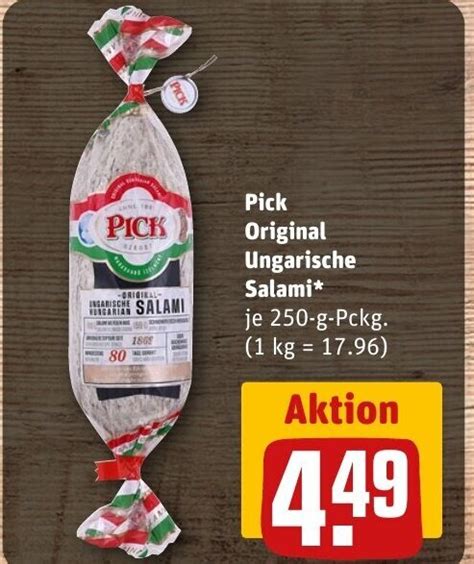 Pick Original Ungarische Salami Tilbud Hos REWE