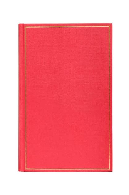 Premium Photo Red Book Isolated