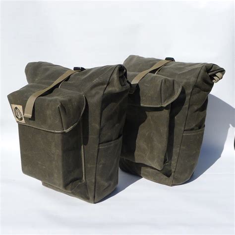 Carsick Panniers Waxed Canvas Pannier Bag Pannier Car Sick