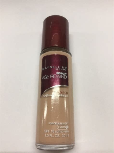 Maybelline Instant Age Rewind Foundation Porcelain Ivory Light 1 Spf 18 Ebay