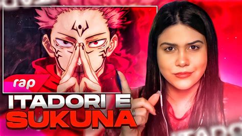 REAGINDO AO RAP DO ITADORI YUJI E SUKUNA Jujutsu Kaisen RECEPTÁCULO