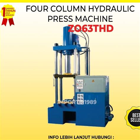 Jual Mesin Pres Ton Hidrolik Tiang Hydraulic Press Machine Zo Thd