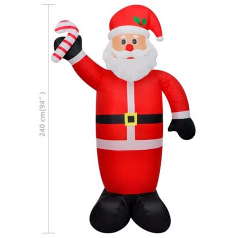 Vidaxl Christmas Inflatable Santa Claus 8 Ft 1 Pcs King Soopers