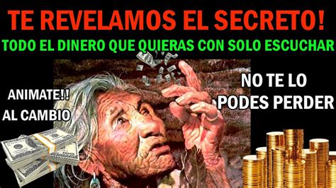 TE REVELAMOS EL SECRETO TODO EL DINERO QUE QUIERAS CON SOLO ESCUCHAR