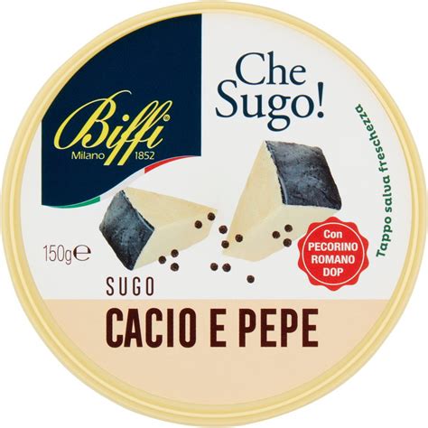 Sugo Cacio E Pepe Con Pecorino Romano Dop BIFFI 150 G Coop Shop