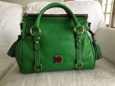 Dooney And Bourke Small Satchel All Weather Leather Kelly Green New