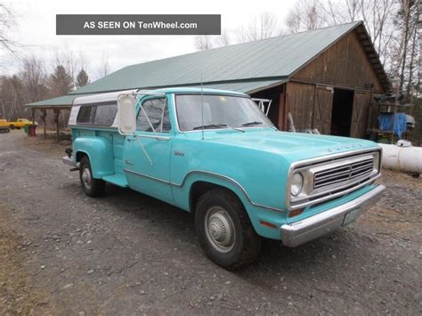 1972 Dodge D 300 Truck W 9 Power Wagon Bed