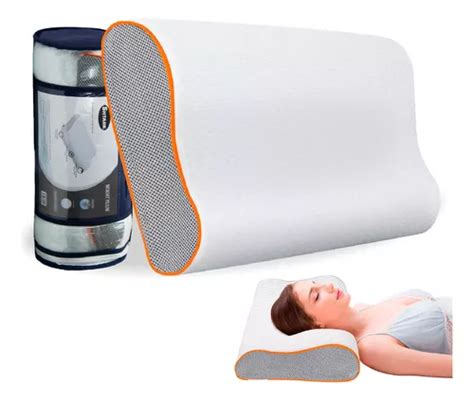 Almohada De Memory Foam Ortop Dica Cervical Suave Ergon Mica Env O Gratis