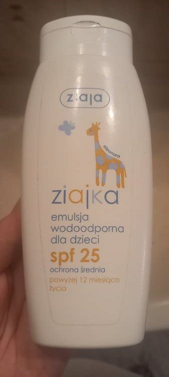 Ziaja Ziajka Emulsja Wodoodporna Dla Dzieci SPF 25 150 Ml INCI Beauty