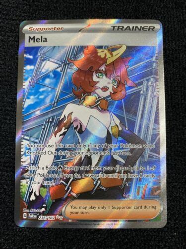 Pokémon TCG Mela 236 182 SV04 Paradox Rift Holo UR NM eBay