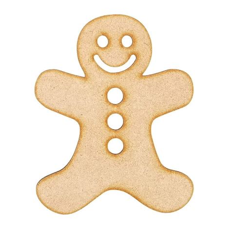 Gingerbread Man Craft Shapes | Craft Shapes Direct