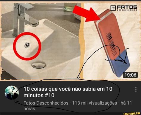 Coisas Que Voc N O Sabia Em Minutos Fatos Desconhecidos