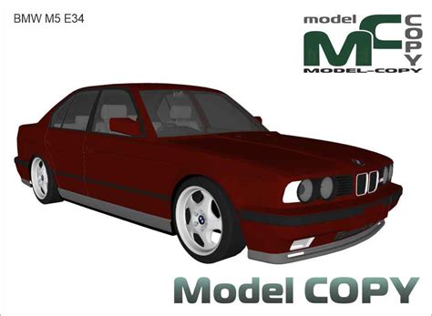 Bmw M5 E34 3d Model 12408 Model Copy Default