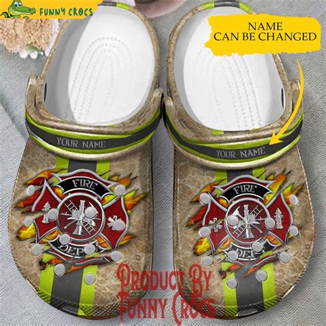 Personalized Logo Firefighter Crocs Shoes Discover Comfort And Style