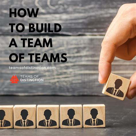 How to Build a Team of Teams | Teams of Distinction